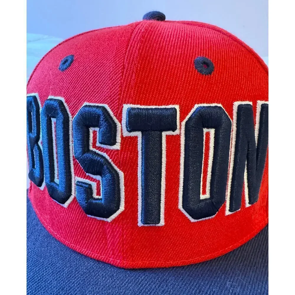 Bay State Apparel Vintage Adjustable BOSTON Baseball Hat Snapback - Picture 2 of 4